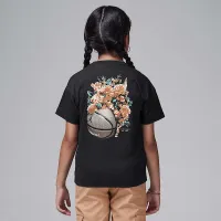 Nike Jordan Little детские Floral Jumpman футболка цвет черный