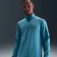 Nike Tour мужские 1/2-Zip для гольфа Top синий