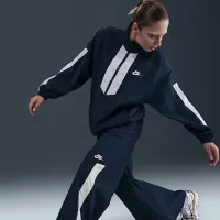 Nike Sportswear женская Wide-Leg Woven Pants синий