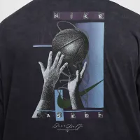Nike чоловічі Max90 Long-Sleeve баскетбольні футболка колір чорний