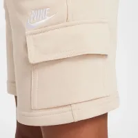 Nike Sportswear Club Big детские French Terry Cargo шорты цвет коричневый