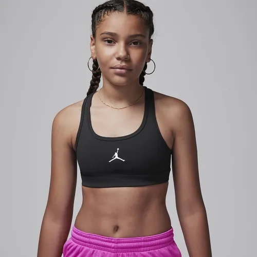 Nike Jordan Dri-FIT Big детские Jumpman Bra цвет черный