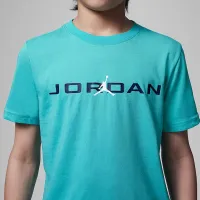 Nike Jordan Big детские Air Stretch футболка цвет зеленый