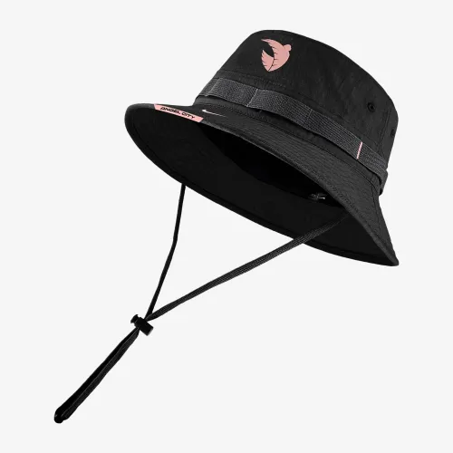 Angel City FC Nike NWSL Sideline Boonie Bucket Hat цвет черный