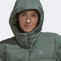 Куртка adidas Helionic Hooded Down HG8746 - зелена