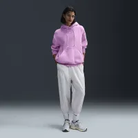 Nike Sportswear Phoenix Fleece женская оверсайз Pullover Толстовка с капюшоном Pink