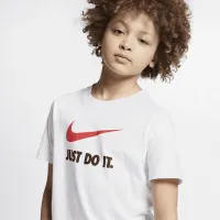 Nike Sportswear Big дитячі JDI футболка колір білий