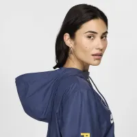 Paris Saint-Germain Essential Repel женская Nike Soccer Woven Hooded Куртка синий