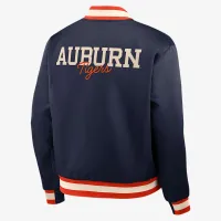 Auburn Legacy чоловічі Nike College Full-Snap Bomber Куртка блакитний