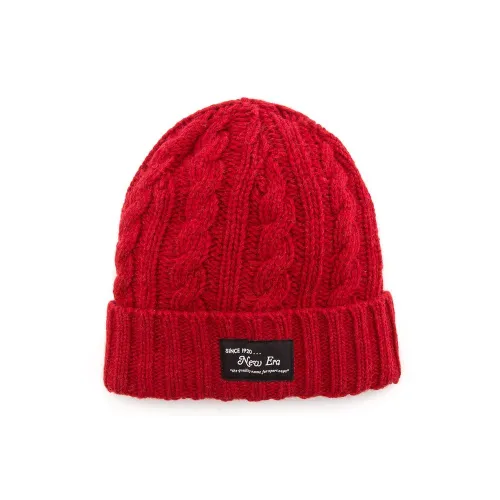 Шапка New Era Ribbed Cuff Knit 12040312 - Красная