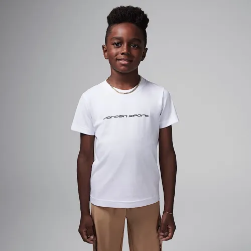Nike Jordan Dri-FIT Sport Little детские футболка цвет белый