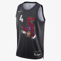 Scottie Barnes Toronto Raptors 2024/25 City Edition мужские Nike Dri-FIT NBA Swingman Jersey цвет черный