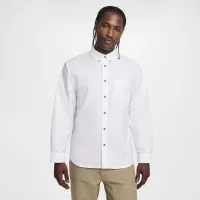 Nike Life чоловічі Long-Sleeve Oxford Button-Down Shirt колір білий