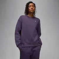 Nike Jordan Brooklyn Fleece жіноча Crew-Neck світшот колір фіолетовий