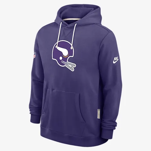 Minnesota Vikings Alt Offensive комплект Play Sideline чоловічі Nike Dri-FIT NFL Pullover Толстовка з капюшоном колір фіолетовий