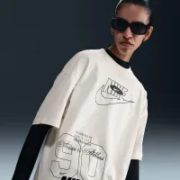 Nike Sportswear женская оверсайз футболка цвет белый