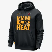 Miami Heat Club Courtside чоловічі Nike NBA Pullover Толстовка з капюшоном колір чорний
