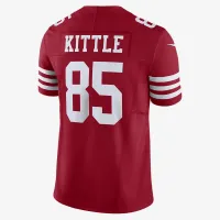 George Kittle San Francisco 49ers мужские Nike Dri-FIT NFL Limited Football Jersey Red