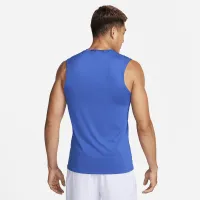 Nike Pro мужские Dri-FIT Slim Sleeveless Top синий