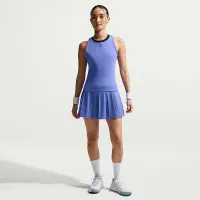 NikeCourt Advantage жіноча Dri-FIT Tennis Tank Top блакитний