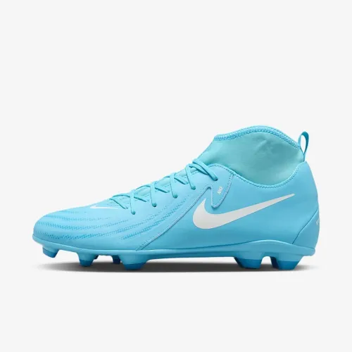 Nike Phantom Luna 2 Club MG High-Top футбольні бутси блакитний