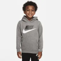 Nike Sportswear Club Fleece Little Kids' Pullover Hoodie Grey