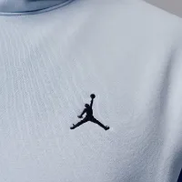 Nike Jordan Brooklyn Fleece мужские оверсайз Pullover Толстовка с капюшоном синий