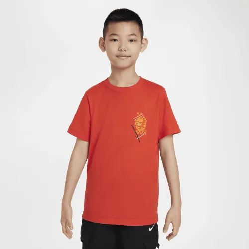 Nike Sportswear Big дитячі (для хлопчиків) Crew-Neck футболка колір червоний