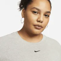 Nike Sportswear Essential женская футболка (большие размеры) цвет серый