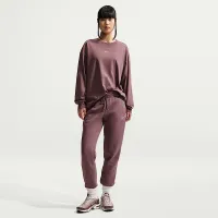 Nike Sportswear женская оверсайз Long-Sleeve футболка цвет фиолетовый