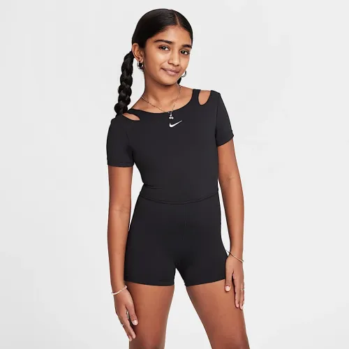 Nike One Girls' Dri-FIT Unitard цвет черный