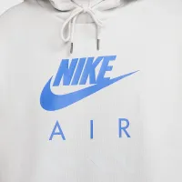 Nike Air мужские Fleece Pullover Толстовка с капюшоном цвет серый
