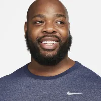 Nike Dri-FIT чоловічі Fitness футболка блакитний