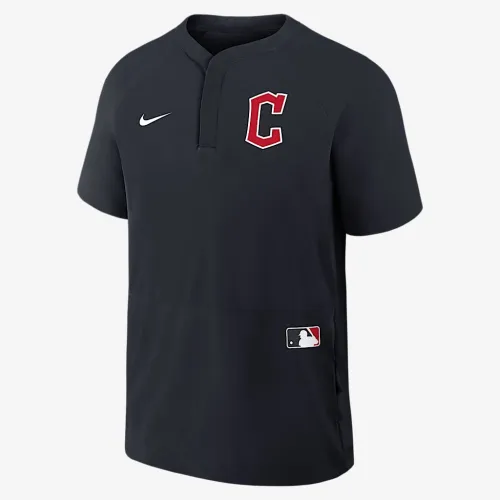 Cleveland Guardians Authentic Collection мужские Nike MLB Short-Sleeve Ветровка синий
