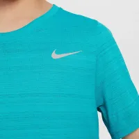 Nike Dri-FIT Miler Big детские (для мальчиков) тренировочные Top цвет зеленый