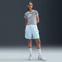 Nike Sportswear женская Short-Sleeve Ringer футболка цвет серый
