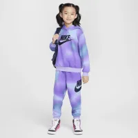 Nike Solarized Little детские Pullover Толстовка с капюшоном and Pants набор цвет фиолетовый