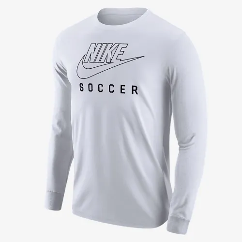 Nike Swoosh мужские Soccer Long-Sleeve футболка цвет белый