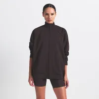 NikeSKIMS Matte Tricot женская оверсайз Full-Zip Track Куртка цвет коричневый