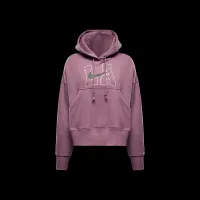 Nike Sportswear Phoenix Fleece жіноча Over-оверсайз Толстовка з капюшоном колір фіолетовий