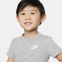 Nike Club Toddler Knit шорти комплект колір сірий