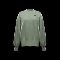 Nike Sportswear Tech Fleece женская оверсайз Crew-Neck свитшот цвет зеленый