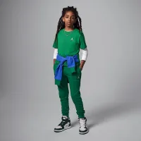 Nike Jordan Big детские Jumpman Air Embroideцвет красный футболка цвет зеленый