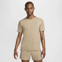 Nike Trail Solar Chase мужские Dri-FIT Short-Sleeve Running Top цвет коричневый