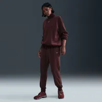 Nike Sportswear Phoenix Plush женская Mid-Rise Cozy Fleece Pants цвет красный