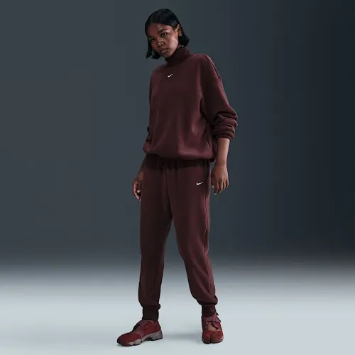 Nike Sportswear Phoenix Plush женская Mid-Rise Cozy Fleece Pants цвет красный