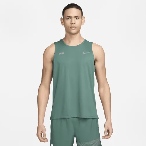 Nike Miler Flash чоловічі Running Tank Top колір зелений