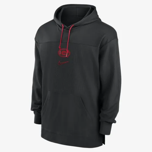 Georgia Bulldogs Sideline Jersey чоловічі Nike Dri-FIT College Pullover Толстовка з капюшоном колір чорний