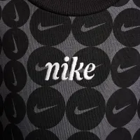 Nike Essentials Little детские Printed French Terry Crew Top цвет серый