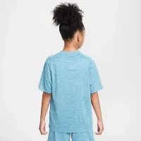Nike Multi Big дитячі Dri-FIT Short-Sleeve Top блакитний